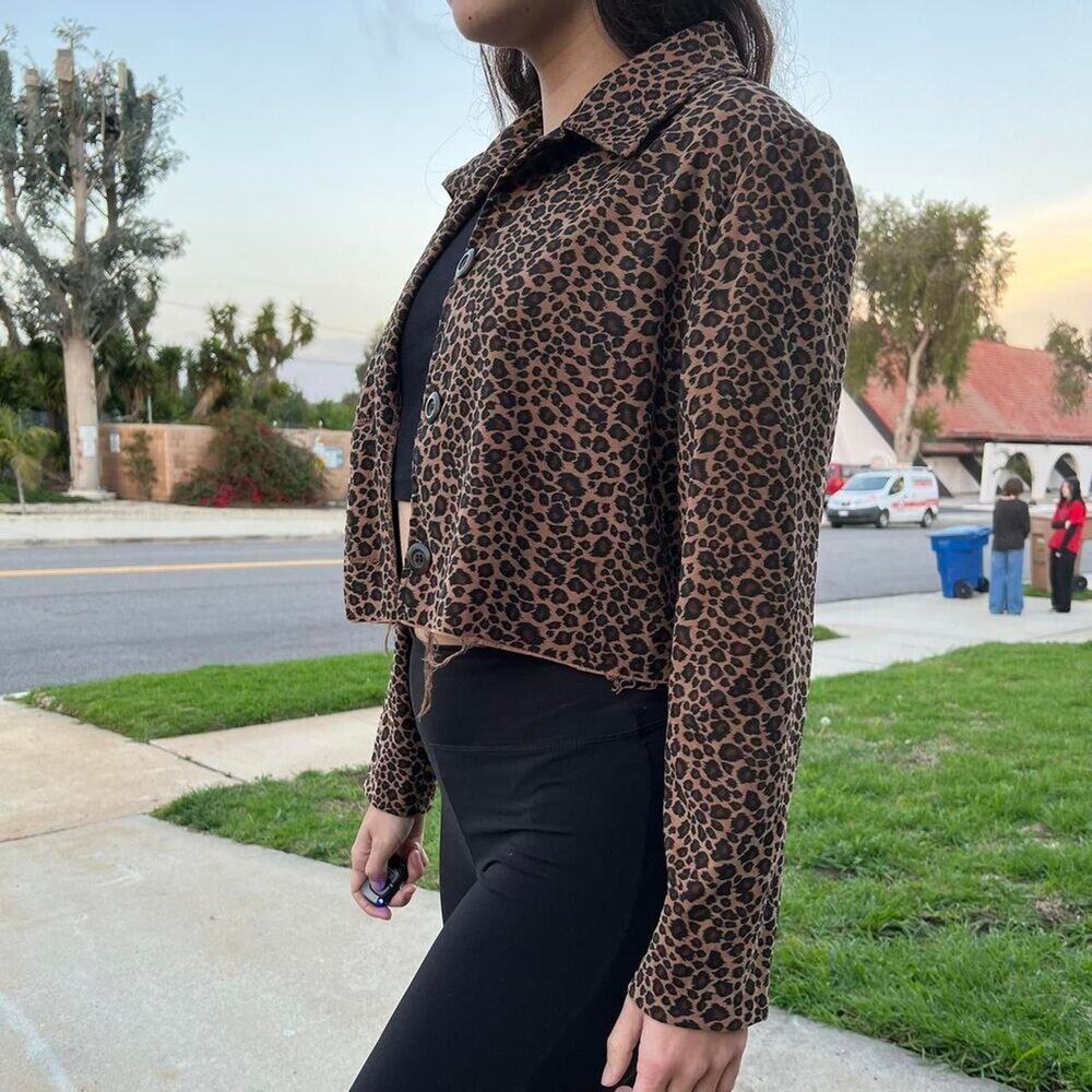 Vintage Cheetah Print Jacket